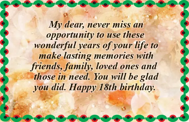 Happy Birthday To A Beautiful Young Woman