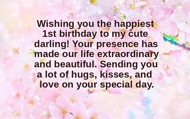 Birthday Wish To 1 Year Baby Boy