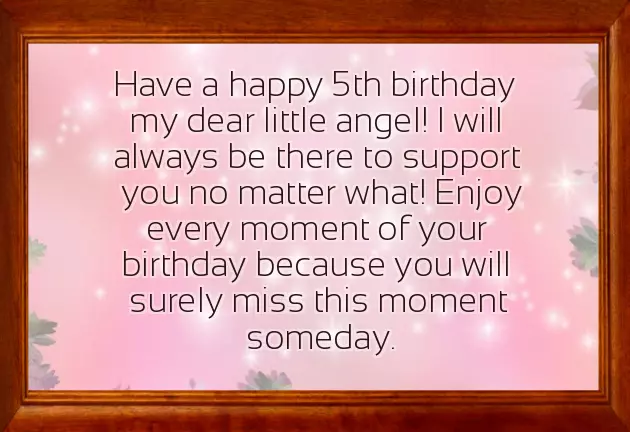 Happy Birthday To My 5 Year Old Daughter