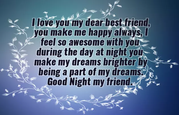 Good Night To My Lovely Friend