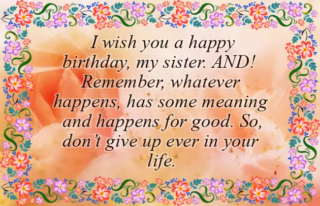 Birthday Wishes For Sister Short Quotes Birthday Wishes For Sister Short Quotes