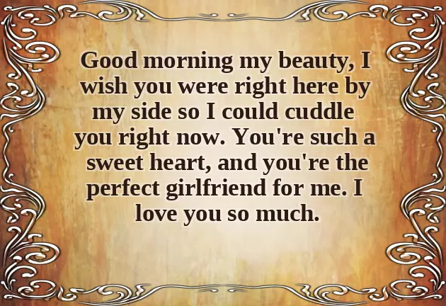 Morning Greetings For Girlfriend