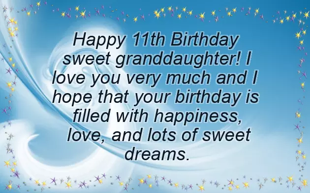 Happy 11 Birthday Girl Happy 11 Birthday Girl