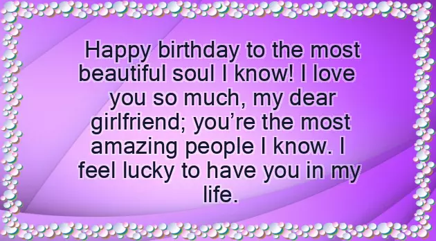 Happy Birthday Love Girlfriend