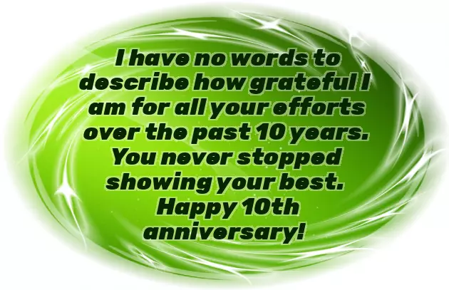 10Th Work Anniversary