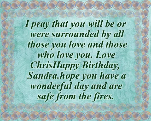 Happy Belated Birthday Sandra Happy Belated Birthday Sandra