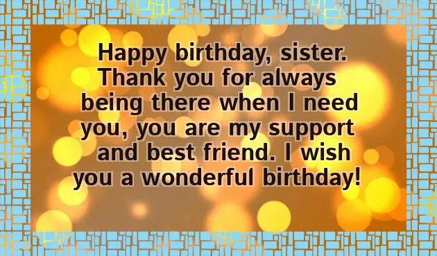 Sweet Birthday Wishes For A Sister Sweet Birthday Wishes For A Sister
