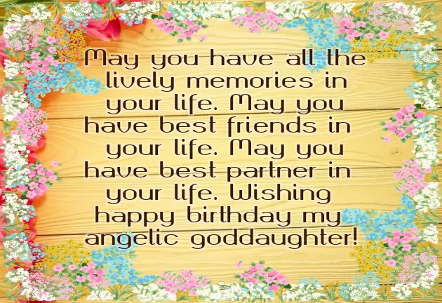 Birthday Wishes To A Goddaughter Birthday Wishes To A Goddaughter