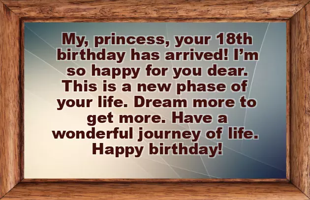 Happy Birthday 18 Daughter