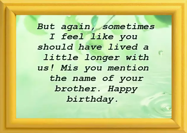 Birthday Letters For Brother Birthday Letters For Brother