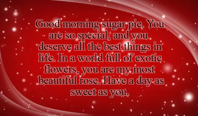 Early Morning Message For Her