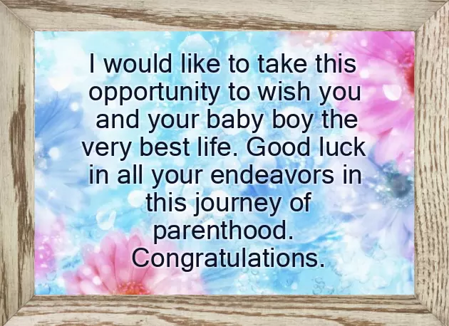 Wishes For Blessed With Baby Boy Wishes For Blessed With Baby Boy