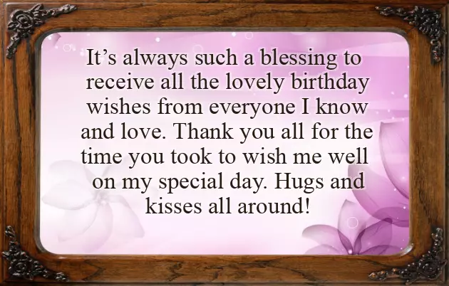 Birthday Thanking Quotes