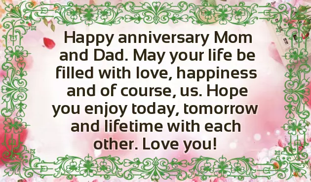 Special Anniversary Wishes For Parents Special Anniversary Wishes For Parents