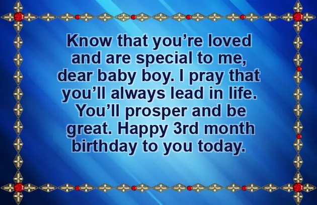 3Rd Month Birthday Wishes For Baby Boy 3Rd Month Birthday Wishes For Baby Boy