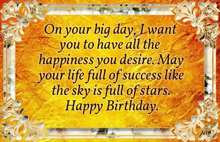 Birthday Wishes To Him