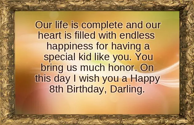 8Th Birthday Wishes For Daughter 8Th Birthday Wishes For Daughter