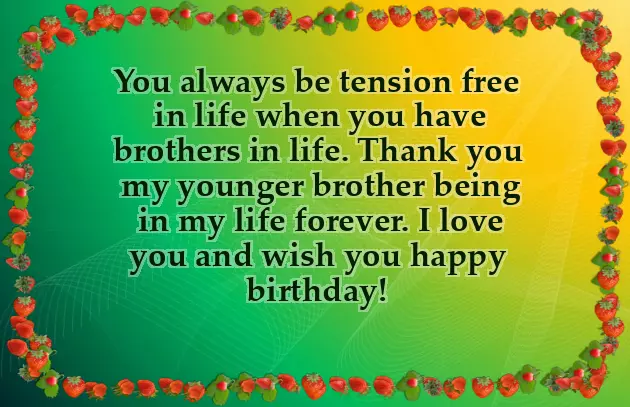 Birthday Wishes For My Younger Brother Birthday Wishes For My Younger Brother