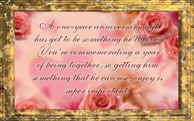 One Year Anniversary Gift Ideas One Year Anniversary Gift Ideas