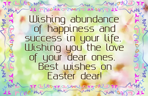 Easter Wishes And Blessings