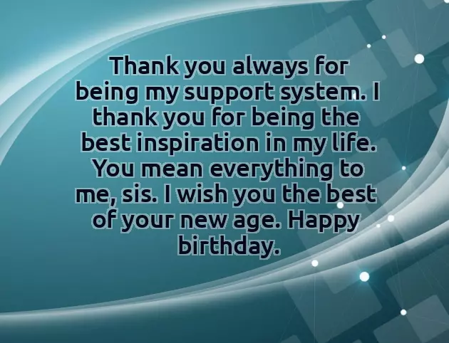 Happy Birthday Inspirational Quotes For Sister