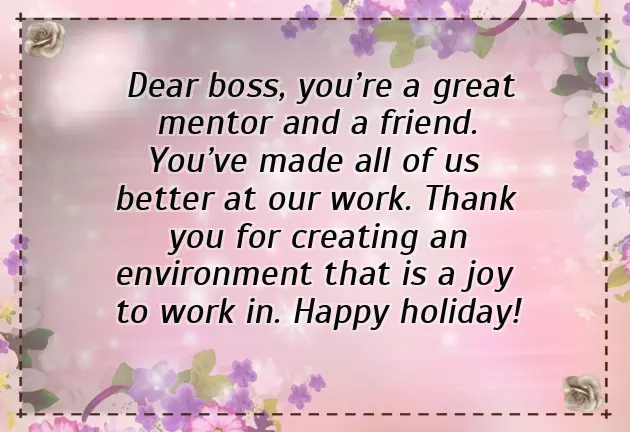 Thank You For Your Christmas Wishes