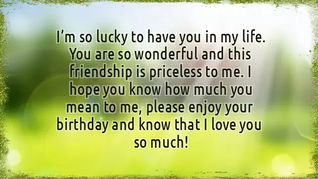 Happy Birthday Wishes For A Best Friend Female