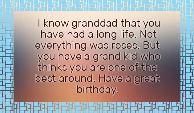 Lines On Grandfather Birthday