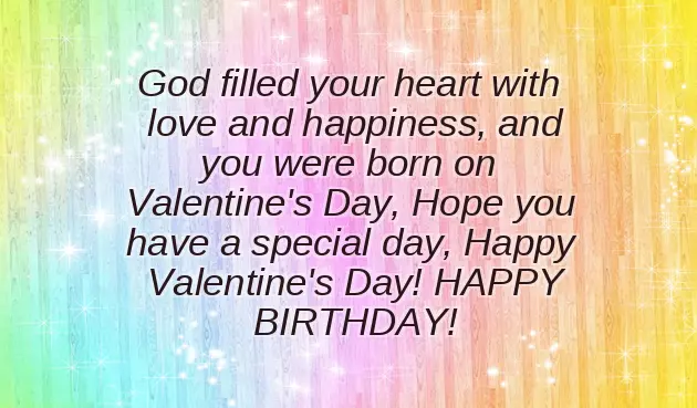 Happy Birthday To My Valentine Baby