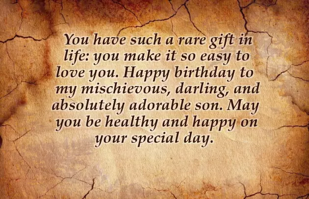 Happy Birthday Wishes For Lovely Son