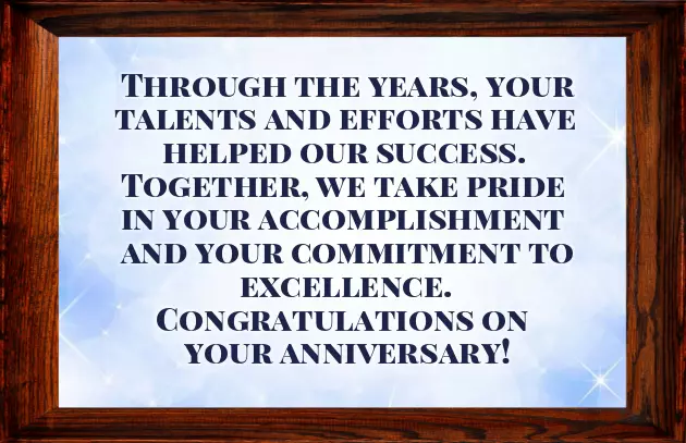 Congratulations On Work Anniversary Congratulations On Work Anniversary