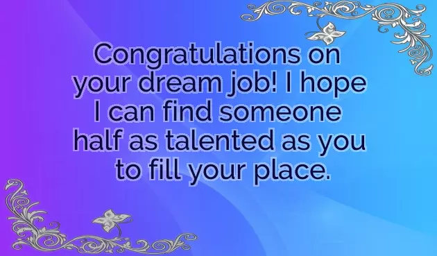 Congratulations You Are The Best