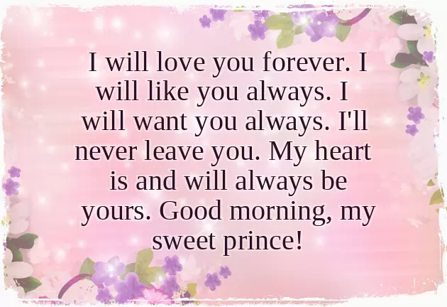 Lovely Good Morning Message For Him Lovely Good Morning Message For Him