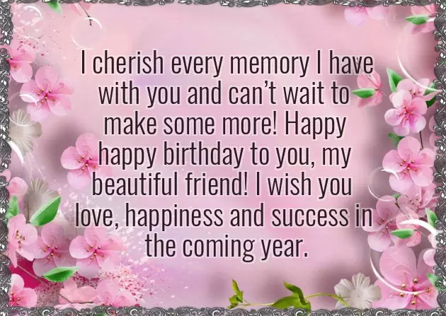Sister Best Friend Birthday Wishes