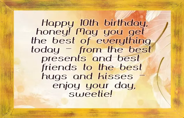 Happy 10 Birthday Boy