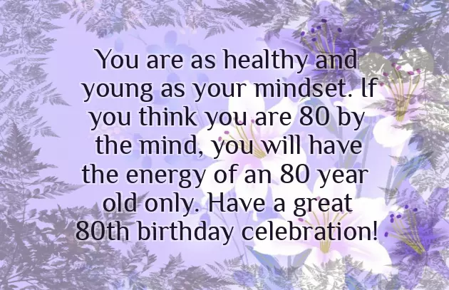 80Th Birthday Wishes For Female Friend