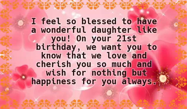 Happy 21St Daughter Happy 21St Daughter