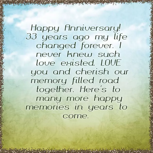 33Rd Wedding Anniversary Wishes 33Rd Wedding Anniversary Wishes