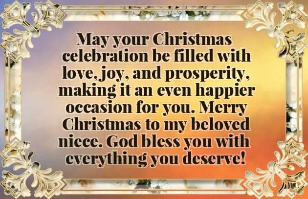 Christmas Greetings For Niece Christmas Greetings For Niece