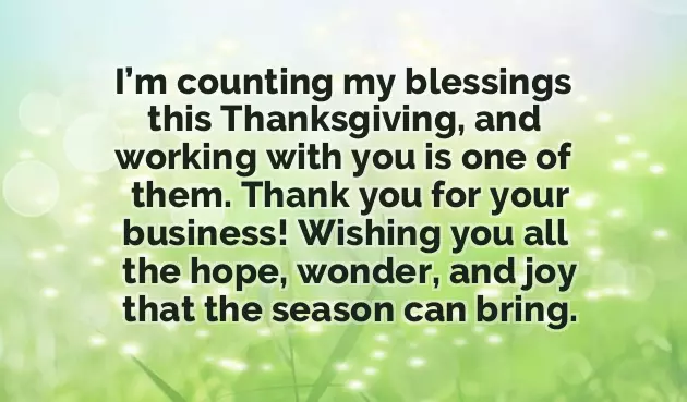 Thanksgiving Wishes