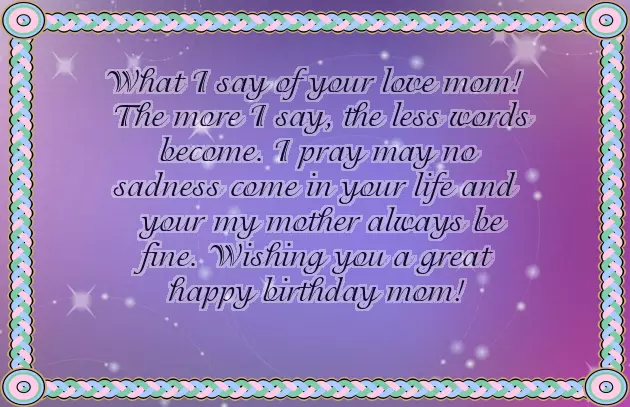 Birthday Quotes For Mom