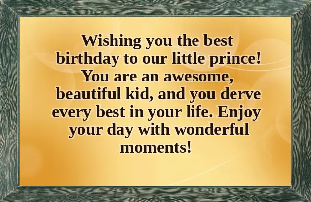 Birthday Wish For My Son First Birthday