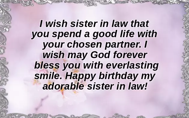 Birthday Wishes For Younger Sister In Law Birthday Wishes For Younger Sister In Law