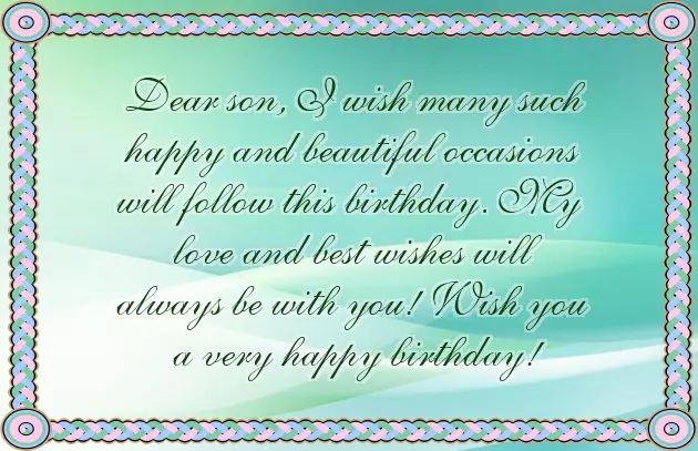Inspirational Birthday Quotes For Son Inspirational Birthday Quotes For Son