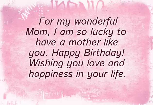 Birthday Wishes To Your Mum