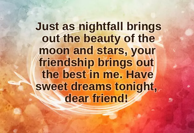 Good Night Message Best Friend Good Night Message Best Friend