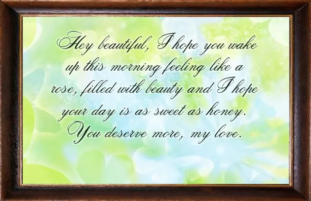 Beautiful Love Morning Message Beautiful Love Morning Message