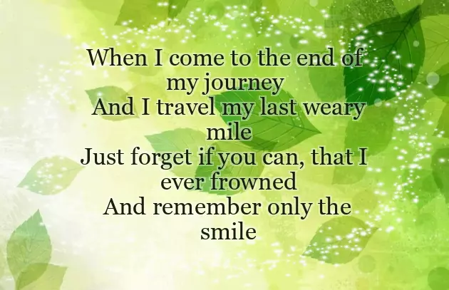 Let Me Go Poem For Funeral Let Me Go Poem For Funeral