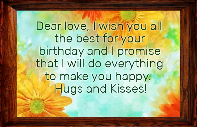 Bday Message For Love Bday Message For Love