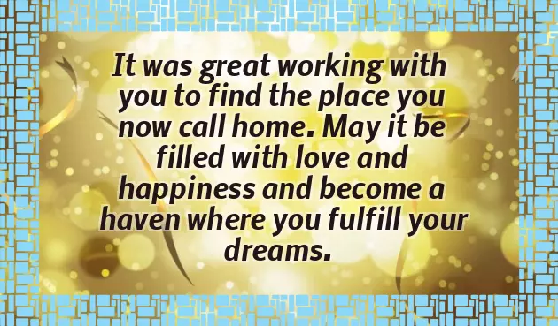 Wishes For New Home Purchase Wishes For New Home Purchase